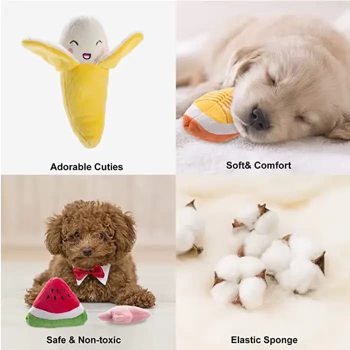 Jouets grinçants en peluche pour chiot, 1 pièce, pour petits et moyens chiens, masticateurs agressif