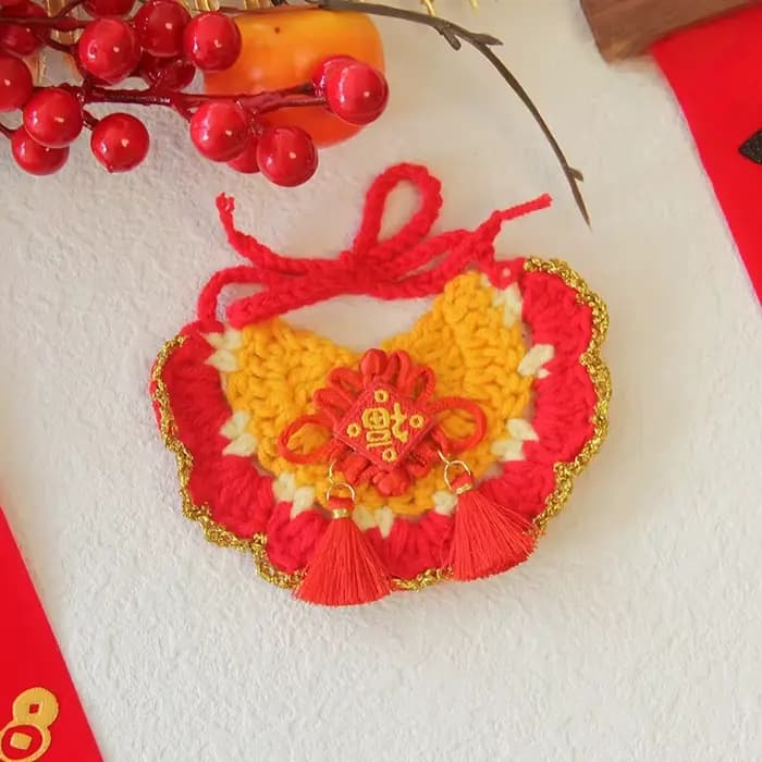 Vêtements pour chat, Costume pour chiot, chat, col décoratif de noël, écharpe, Costume de noël, dégu
