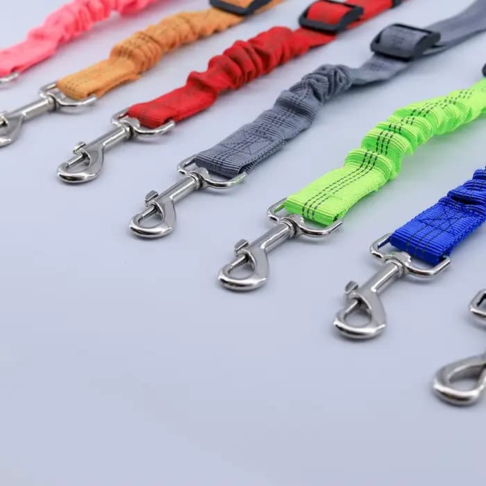 Ceinture de sécurité réglable pour chien, laisse de voiture pour animaux de compagnie, fils de sécur