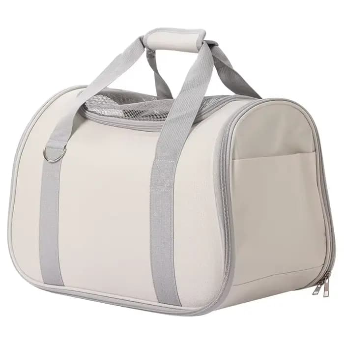 Sac de transport pliable pour chat, sac à bandoulière portable en Oxford pour animaux de compagnie, 