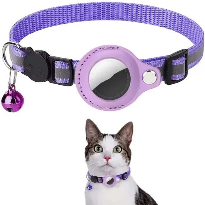 Collier de suivi GPS pour chat, étanche, Anti-perte, localisateur Bluetooth pour animaux de compagni