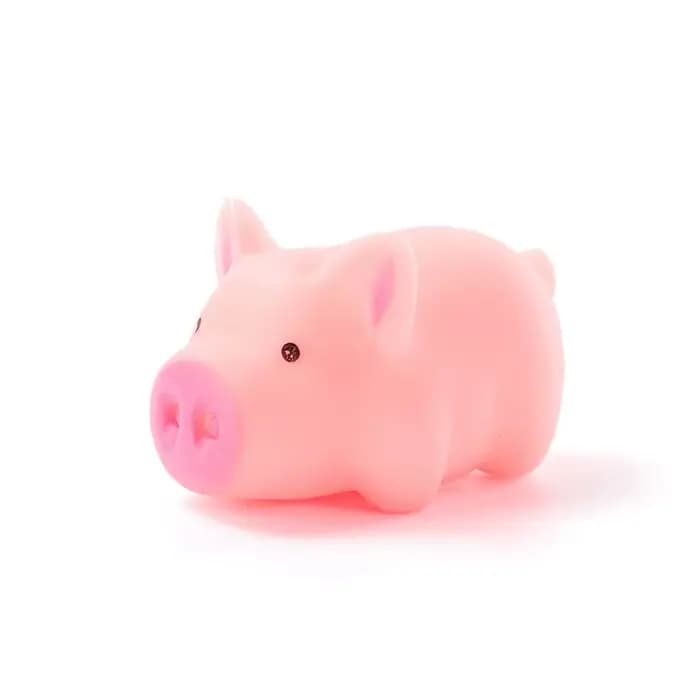 Jouets pour chiens mignons 4.5cm, 2 pièces/lot, cochon en caoutchouc rose hurlant, jouets pour anima