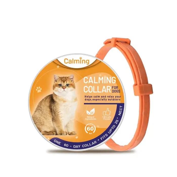 Collier apaisant réglable pour chiens et chats, pour soulager l'anxiété et réduire le stress des ani