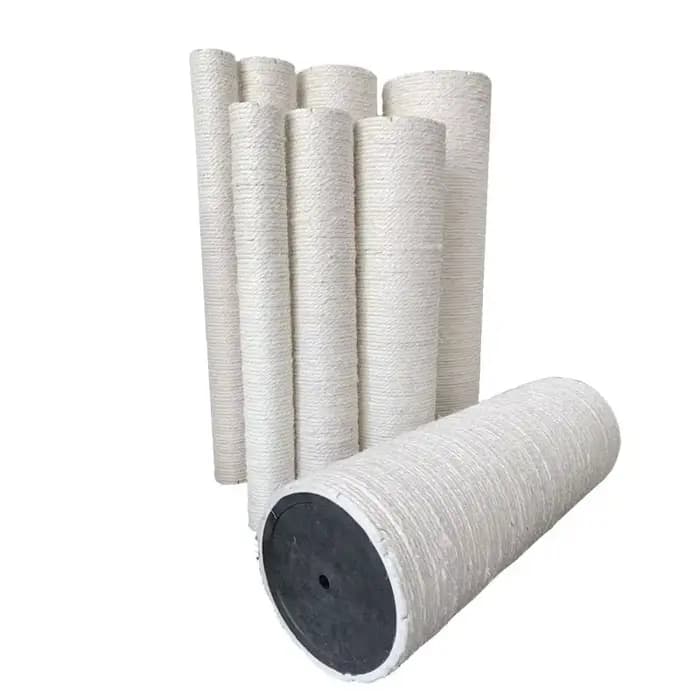 Poste à gratter en PVC pour arbre à chat, cadre d'escalade de remplacement, corde en Sisal, enchevêt
