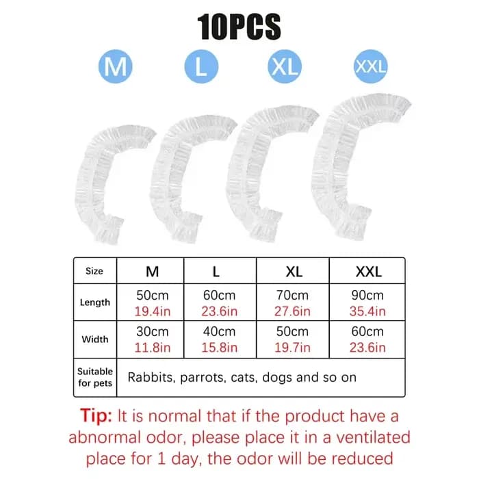 10 pièces/ensemble plateau pour animaux de compagnie jetable PE Films lapin litière tapis Cage plate