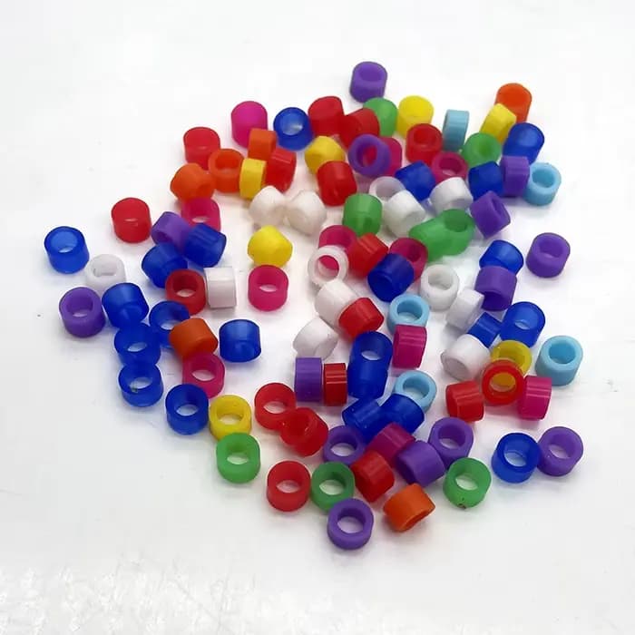 100 pièces anneau d'oiseau bandes de jambe pour perroquet Finch canari Gouldian diamètre 3mm 4mm 5mm