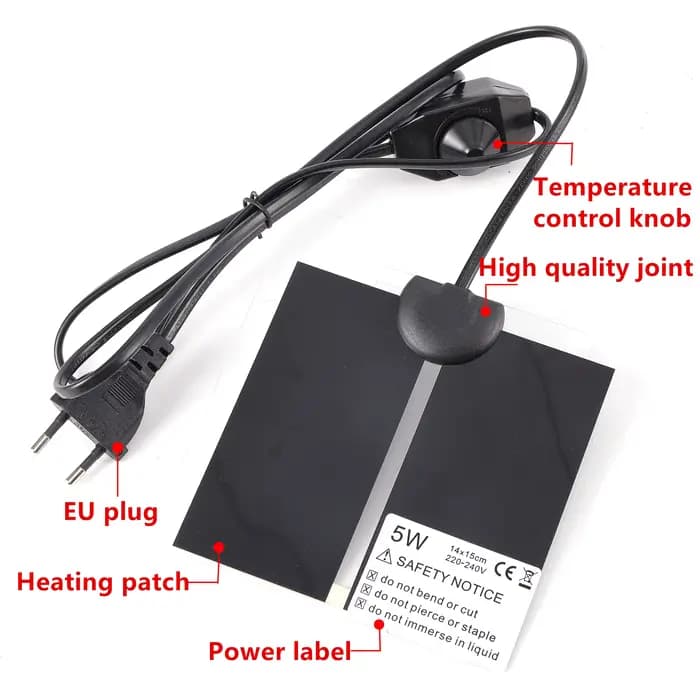 Coussin chauffant pour animaux de compagnie, 5W/7W/14W/20W/28W/35W/45W, couverture électrique pour R