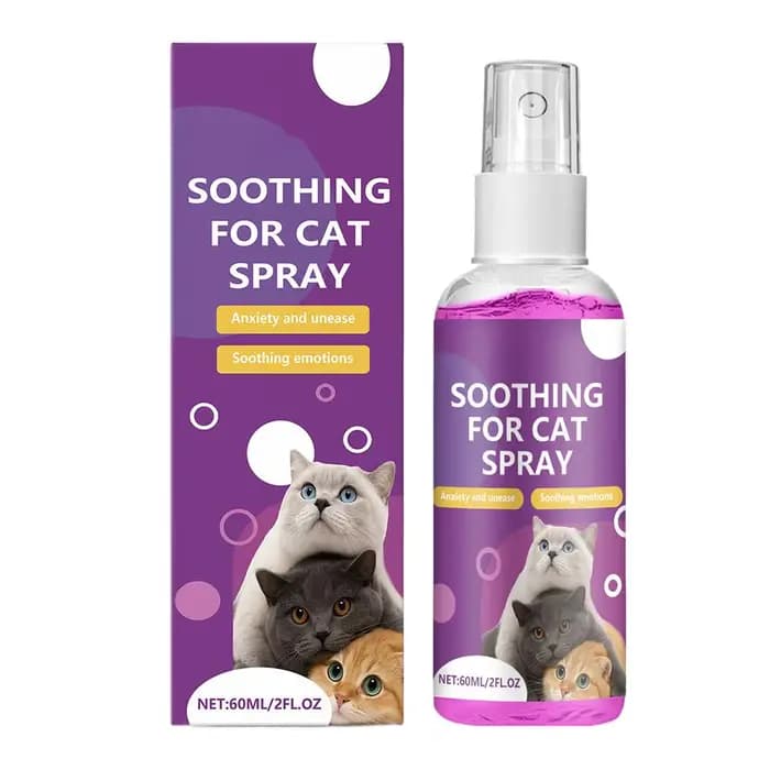 Spray apaisant félin Anti-Stress, 60ml, feromone, Spray apaisant émotionnel, acts naturels à base de