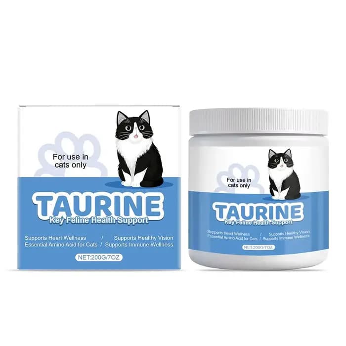 Compléments alimentaires pour chats, poudre de taurine pure, supplément nutritionnel pour le système
