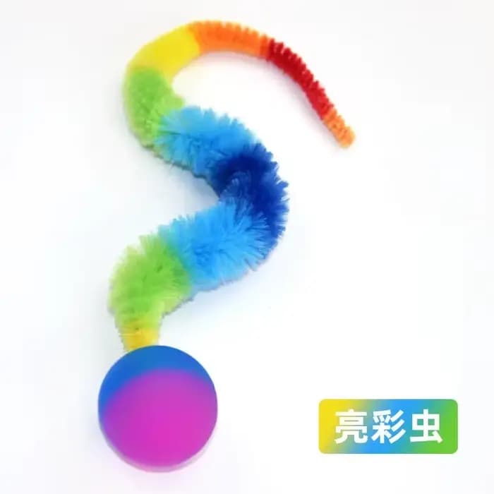 Jouets interactifs pour chat, boule rebondissante colorée, fournitures pour animaux de compagnie, Pu