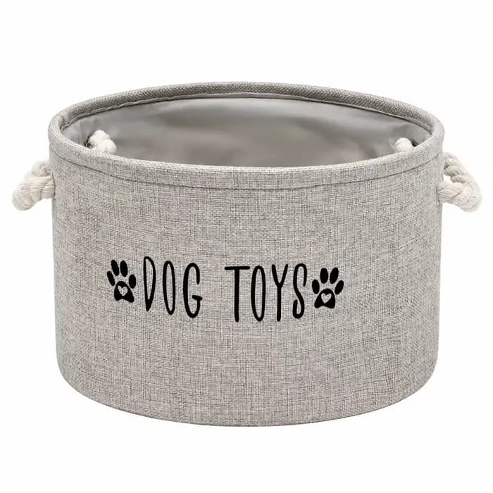 Panier de rangement pour jouets d'animaux, boîte de rangement spéciale pour chiens et chats, contene