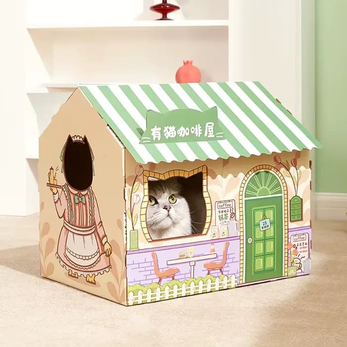 Litière pour chat, planche à gratter pour chat, canapé intégré, boîte anti-rayures pour chat, boîte 