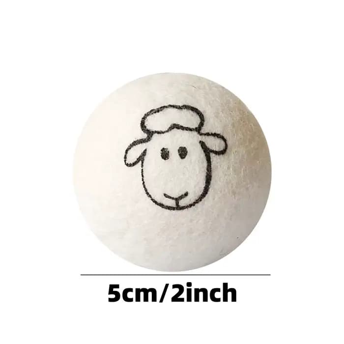 Jouets de balle de chat en laine, jeu silencieux, jouets de balle de chat en feutre, jouet d'exercic
