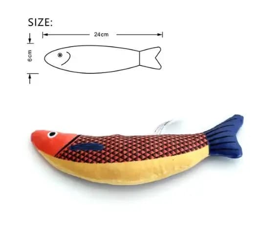 Jouets pour chat poisson, jouets pour broyage des dents, herbe-aux-chats, doux et durables, jouets p