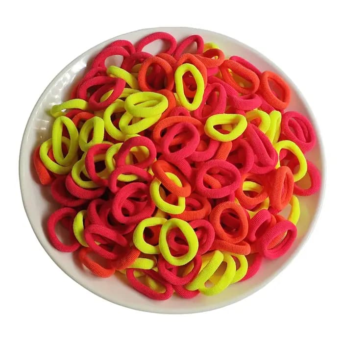 100 pièces/ensemble bandeau élastique pour animaux de compagnie mignon chien toilettage cheveux acce
