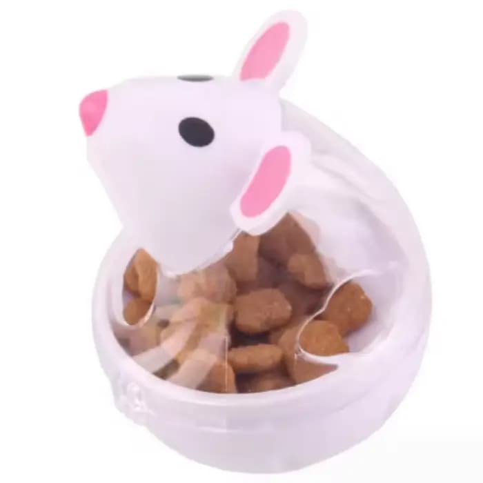 Mangeoire pour animaux de compagnie, jouet pour chat, souris, distributeur de nourriture roulante av