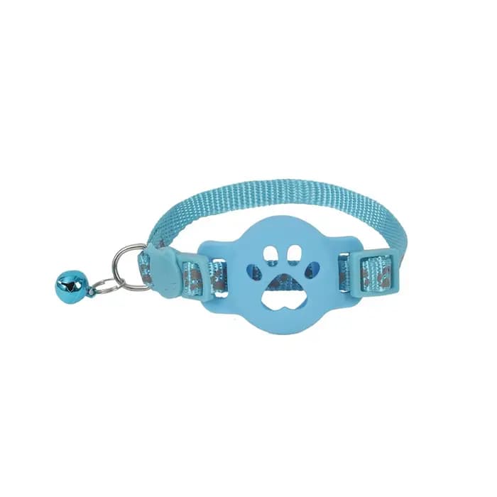Collier de sécurité pour chat avec boucle, bandes réfléchissantes, réglable pour collier Airtag, ant