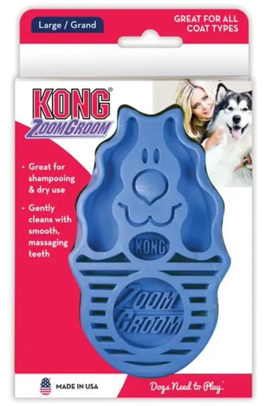 Brosse multi-usage KONG Dog ZoomGroom