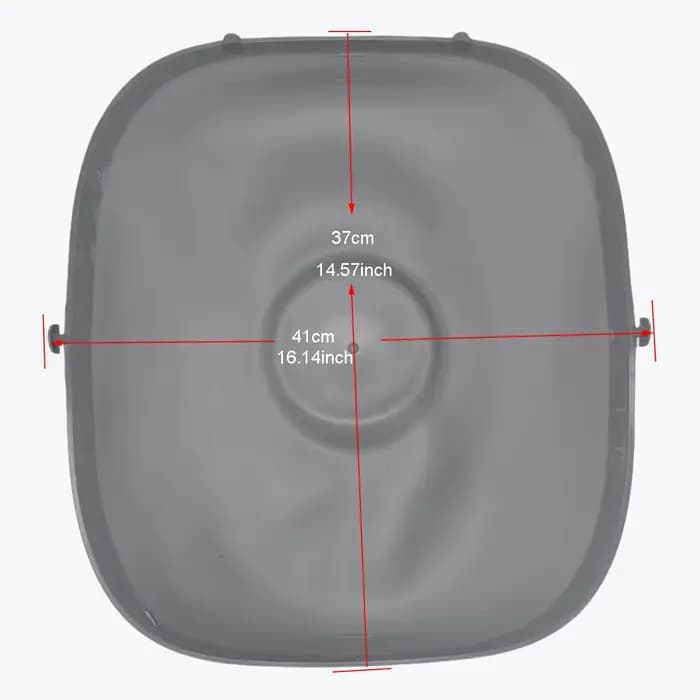TONEPIE – bac à litière automatique pour chat, accessoires de porte, Capsule inférieure, écran de Ve