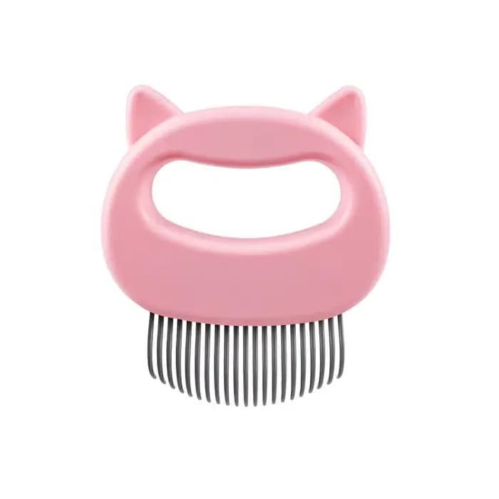 Peigne à cheveux pour chat, brosse pour chien, peigne de Massage pour animaux de compagnie, poignée 