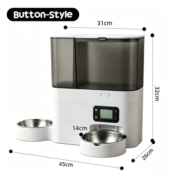 Distributeur automatique intelligent pour chats avec distributeur d'eau intégré, station d'alimentat