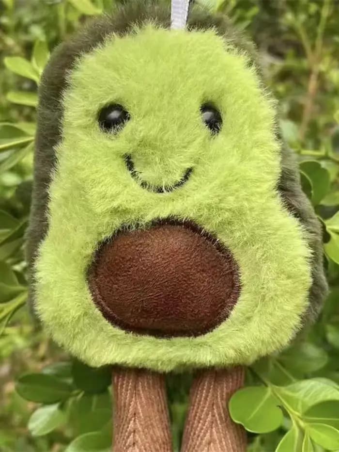 Un joli jouet en peluche avocat pour animaux de compagnie, adapté à la compagnie quotidienne des chi