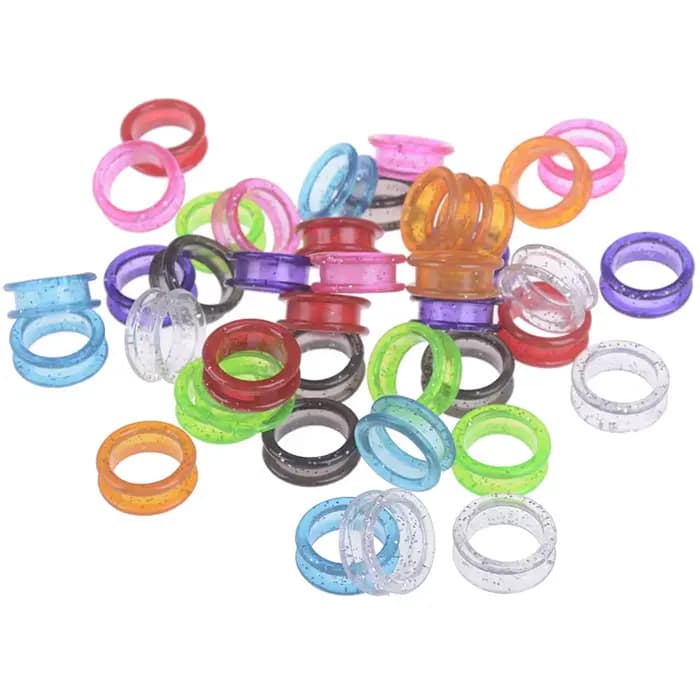 Anneaux de doigt en Silicone pour chat et chien, ciseaux professionnels pour toilettage des animaux 