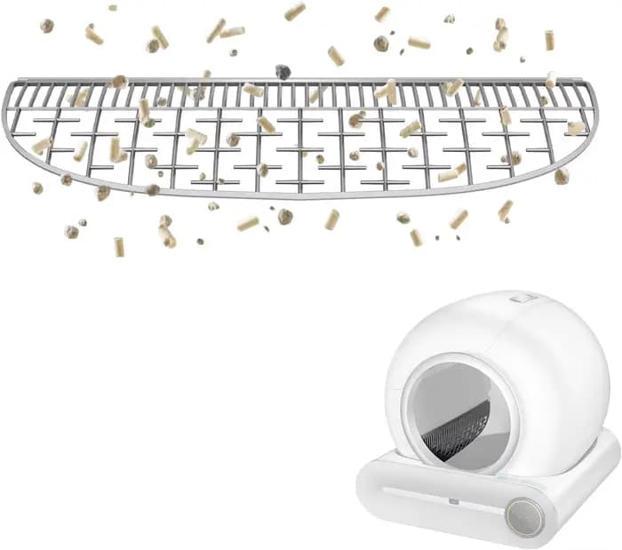 TONEPIE – bac à litière automatique pour chat, accessoires de porte, Capsule inférieure, écran de Ve