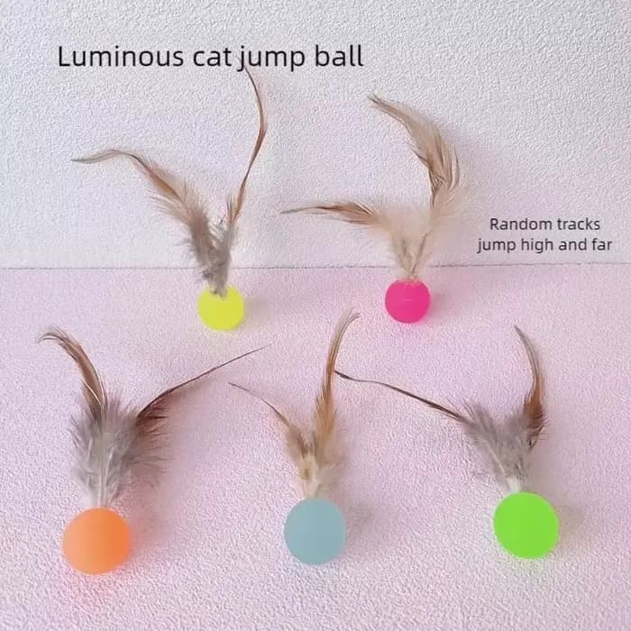 Balle élastique amusante pour chat, jouet interactif, fournitures pour animaux de compagnie, jouets 