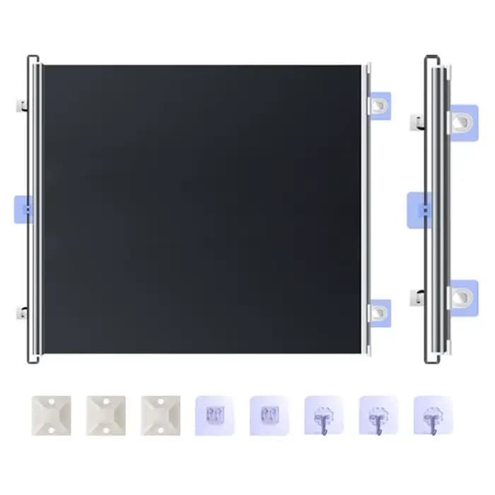 Porte rétractable automatique multifonctionnelle pour animaux de compagnie, Anti-usure, élastique, b
