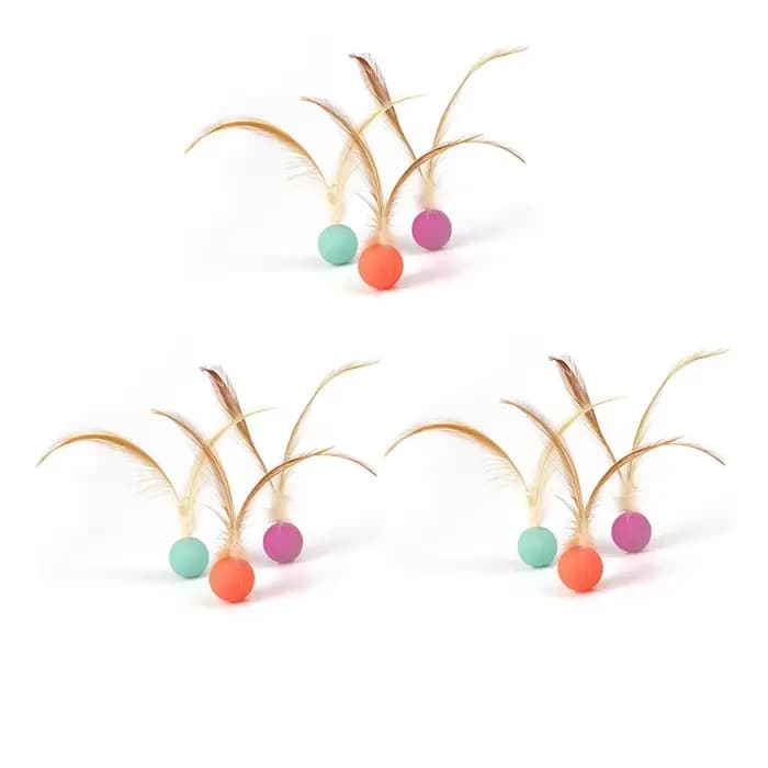 Balle élastique amusante pour chat, jouet interactif, fournitures pour animaux de compagnie, jouets 