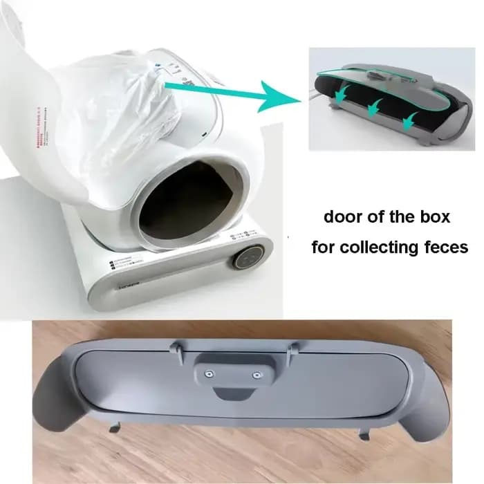 Tampon en Silicone pour TONEPIE, bac à litière automatique pour chat, accessoires, porte poubelle, C