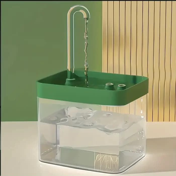 Fontaine à eau automatique 1,5 L pour chats et chiens, distributeur d'eau à circulation continue, ga