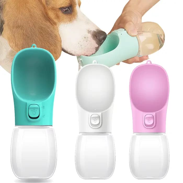 Bouteille d'eau Portable pour chien, pour petits et grands chiens, chat, extérieur, étanche, bols à 