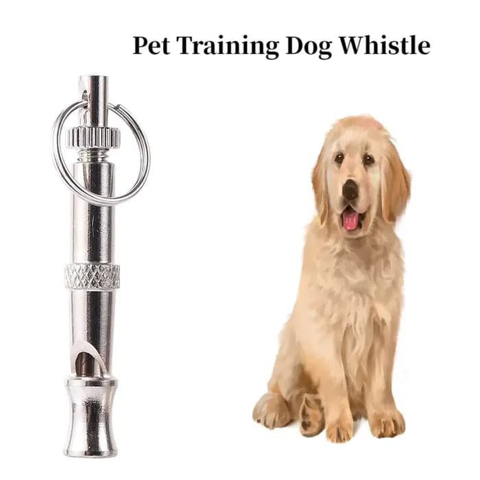 Sifflet d'entraînement pour chiot et chien, flûte à ultrasons bicolore, répulsif sonore à ultrasons 