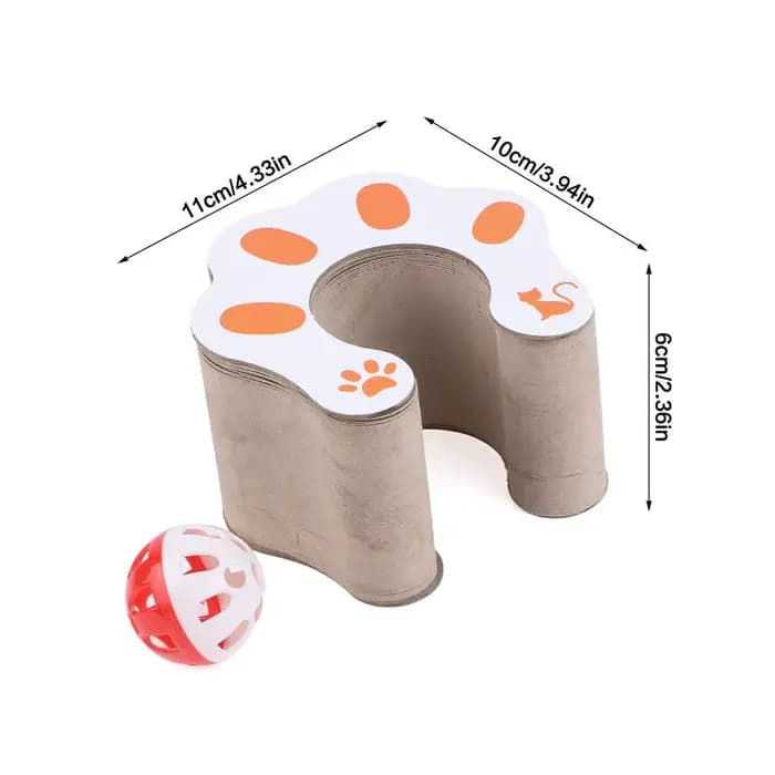 Griffoir pour chat en carton, lit pour chat, jouet interactif pour chat, griffoir pliable, griffoir 