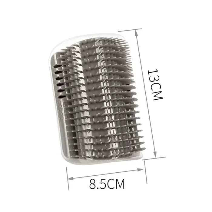 Brosse de massage pour chat, brosse d'angle pour enlever les poils, brosse de beauté pour nettoyer l