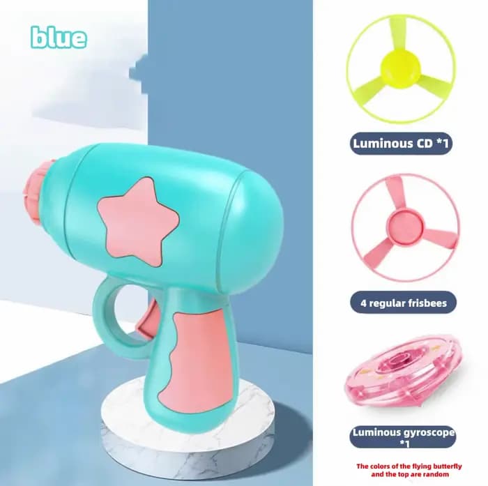 Jouet interactif amusant pour chat, lanceur de mini-frisbees pour chaton, pistolet de tir pour jeux 