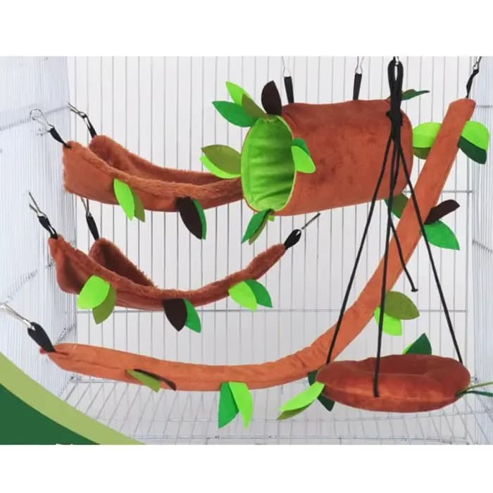 1 pièces mignon petite Cage pour animaux de compagnie planeur de sucre Hamster écureuil balançoire l