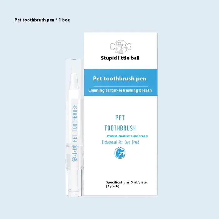 Brosse à dents pour animaux de compagnie, stylo, nettoyage des dents, haleine fraîche, brosse à pâte