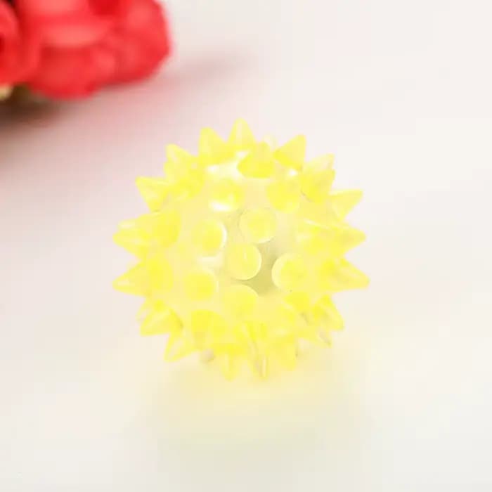 Boule de chat clignotante à LED, boules lumineuses roulantes, jouet de jeu coloré pour animaux de co