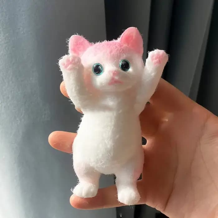 Jouet anti-Stress pour chat floqué mignon et Squishy, jouets sensoriels Extra Large pour enfants et 