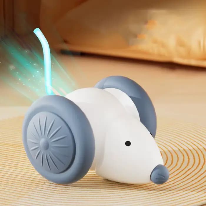Souris électrique chaude voiture interactive chat jouet Rechargeable automatique chaton jouet Intell