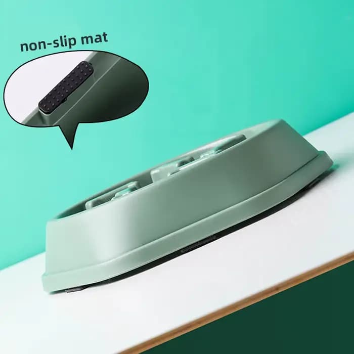 Filles à Nourriture Lente Anti-étouffement pour Animaux Domestiques, pio en Plastique PP, Assiette p