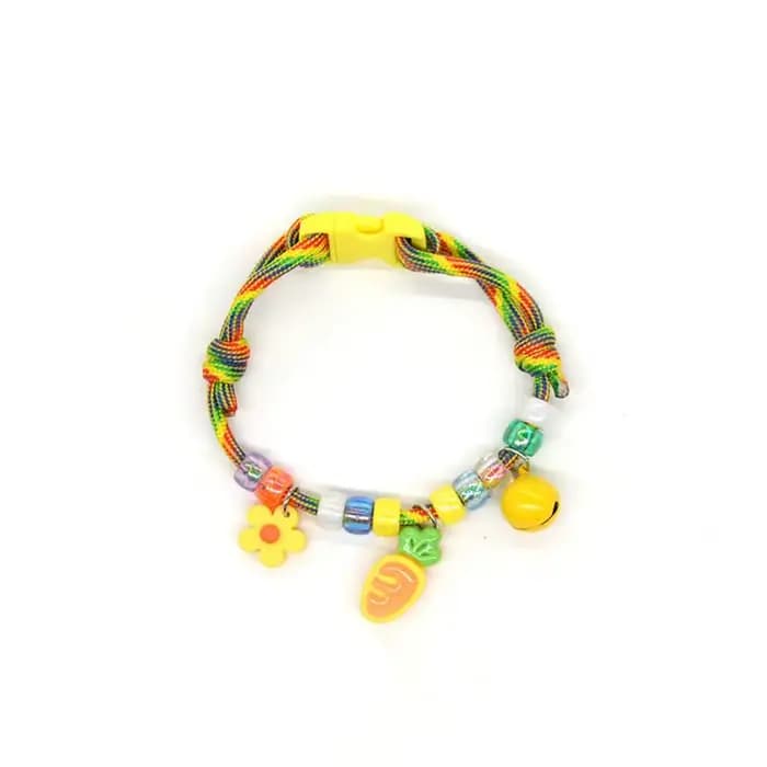 Chaîne de cou pour chat avec clochettes, collier tressé réglable pour chat coloré et tendance