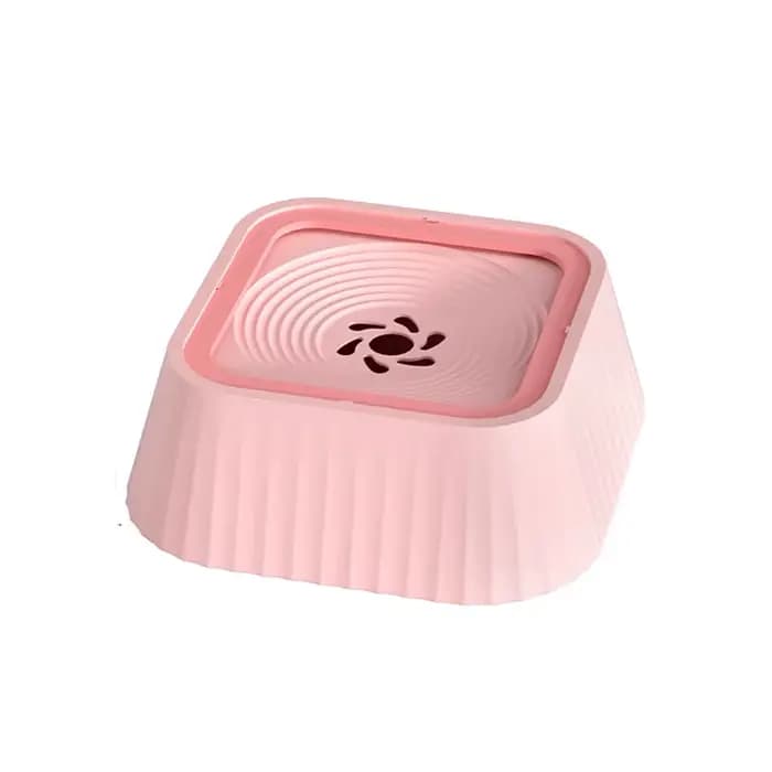 1 bol à eau anti-déversement pour animaux de compagnie - Conçu pour les chats et les chiens avec bas