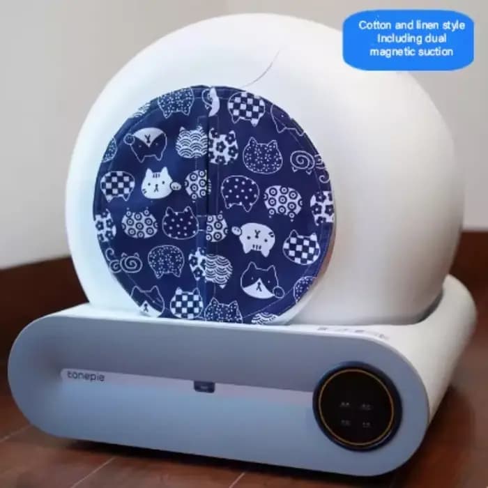 Rideau de porte anti-odeur et anti-poussière pour bassin pour chat, pour bac à litière automatique p