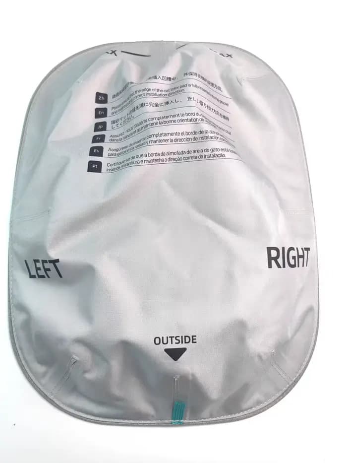 Accessoires de bac à litière pour chat intelligent, tampon étanche, bassin en tissu doux, tapis soup