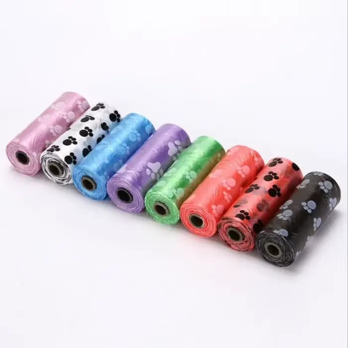 10 rouleaux 150 pièces sac de merde de chien approvisionnement pour animaux de compagnie sac à litiè