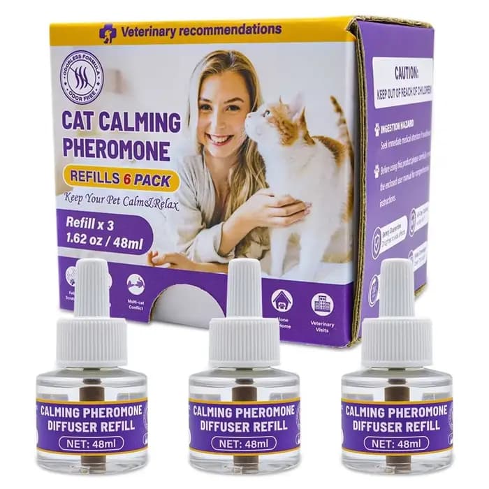 Diffuseur de phéromones pour chats et chiens, ensemble 4-en-1 pour animaux de compagnie, chauffage é